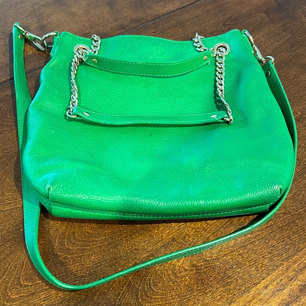 Green Michael Kors Shoulder Bag.